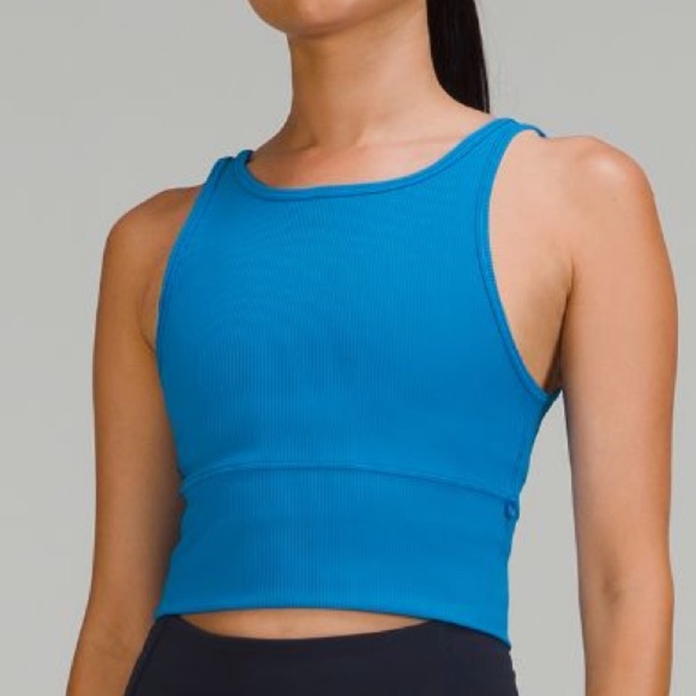 Lululemon power pivot ribbed tank top